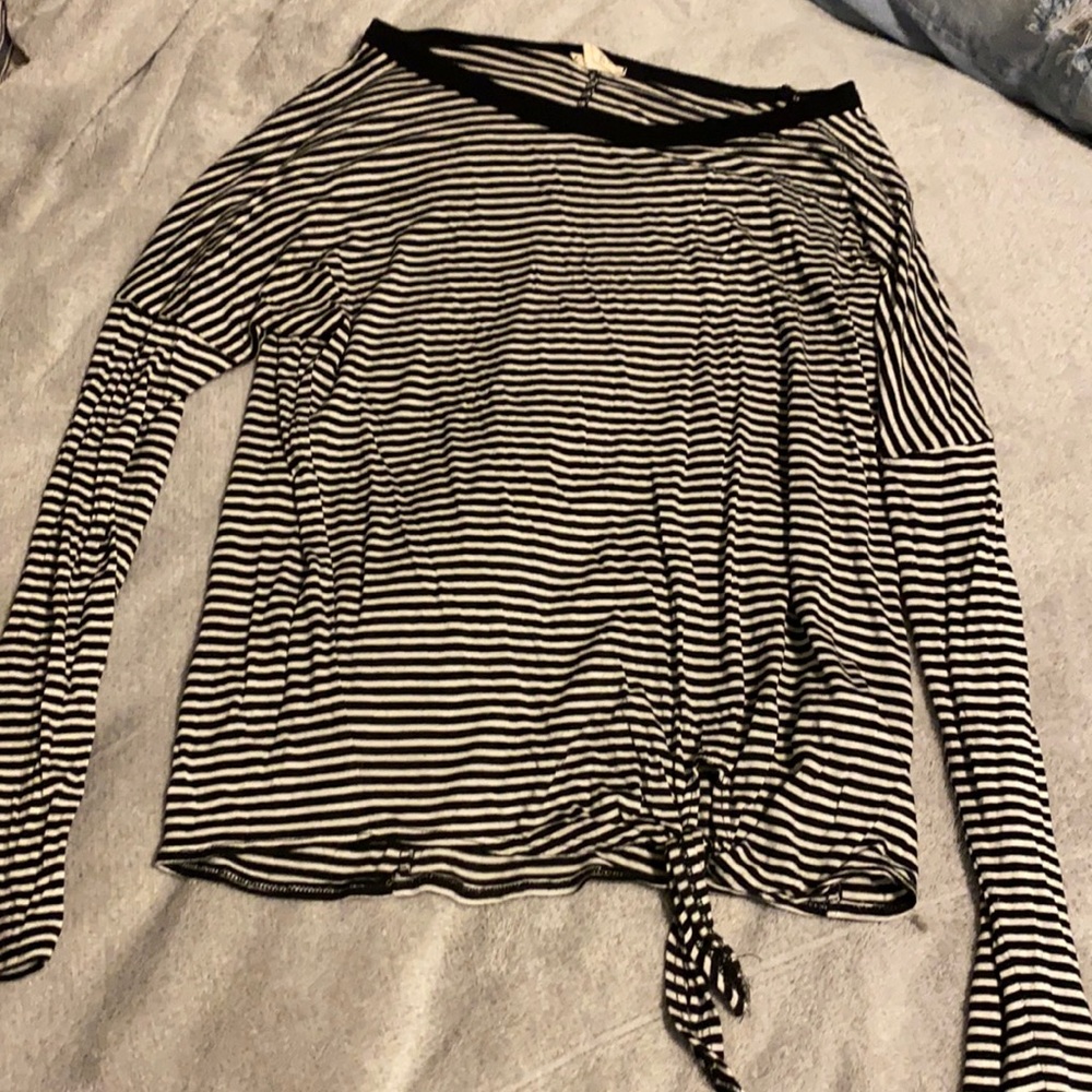 Long sleeve striped shirt size small